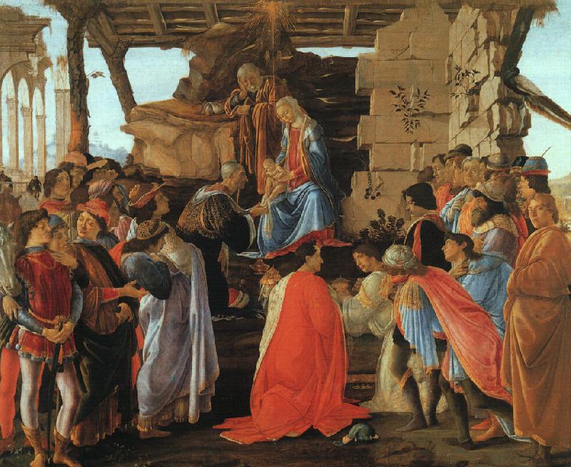 Sandro Botticelli The Adoration of the Magi Sweden oil painting art
